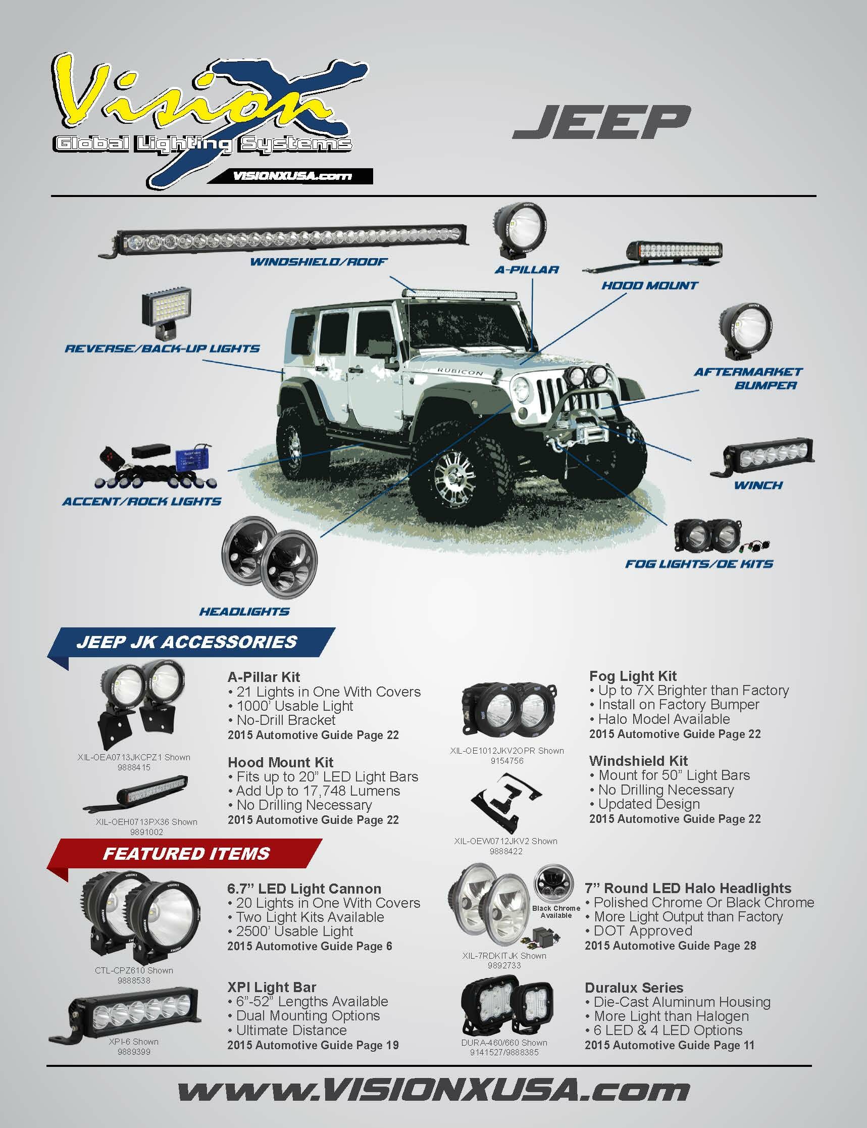 Jeep Application Guide | Vision X USA